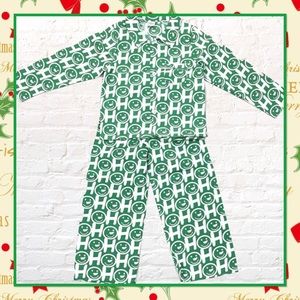 Kids Unisex Ho Ho Snowmen Christmas Pajama Set